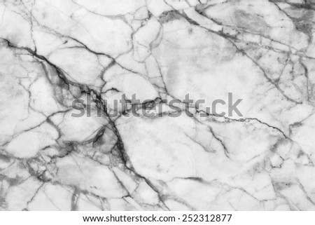 White marble patterned texture background. Marbles of Thailand, Black and white.