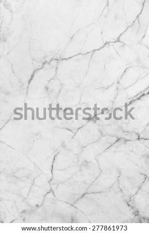 White marble patterned texture background, natural marble black and white (gray) for design.
