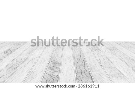 white wood slabs arranged in perspective texture background.