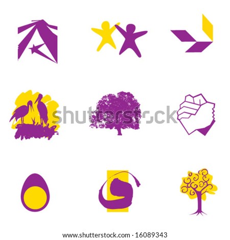 Logo Design on Logo Design Union And Growth Symbols Stock Vector 16089343