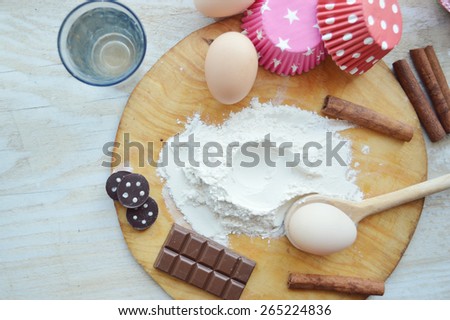 process of making cupcakes,sweets,cake,cooking,kitchen