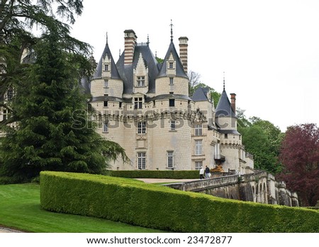 Classic french castle