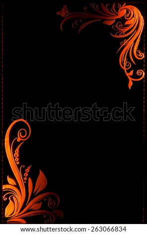 Highlighted laser engraving on glass surface, abstract pattern, design concept