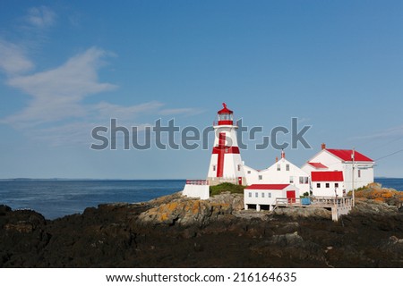 East Quoddy Lighthouse, New Brunswick, Canada
