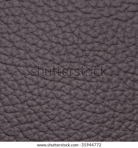 piece of leather with clipping path isolated on white background