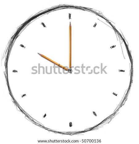 Pencil Clock