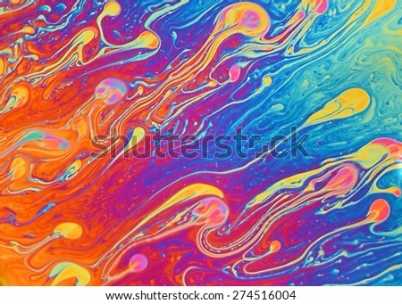 Soap Film Swirling Patterns Abstract Background