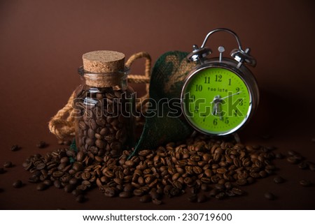 It is time to drink coffee