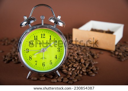 It is time to drink coffee