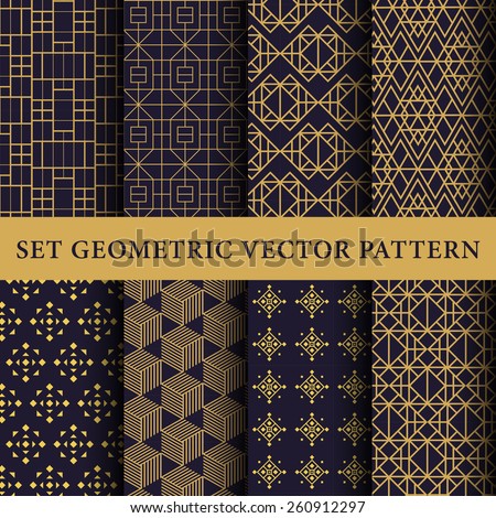 Luxury vector patterns pack