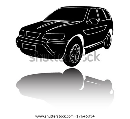 off road vehicle. stock vector : off-road