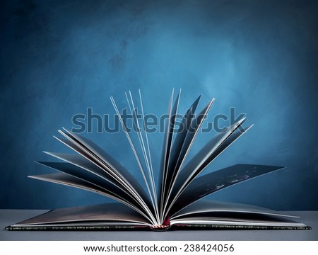 open a book for imagination of world wide and  knowledge