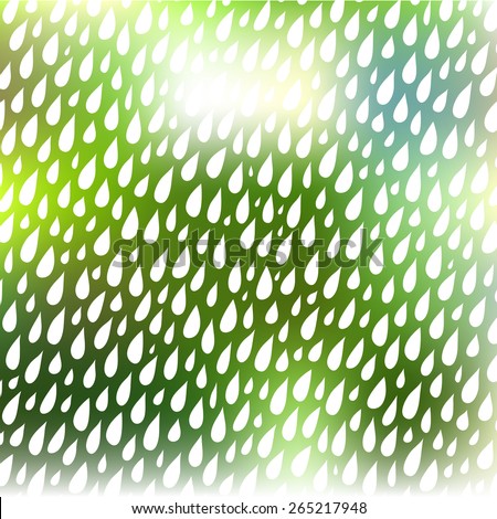 Rainy Day Pattern. Abstract background. Nature pattern for fabric. Rainy autumn or spring day, funny rain, rain drops wallpaper, ornament for textiles.