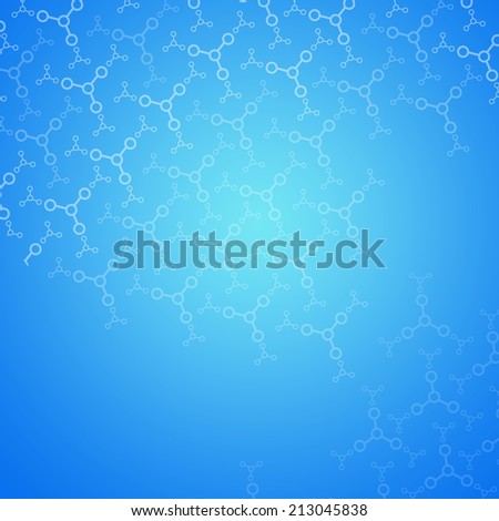 Chemical and science abstract background