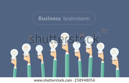 people business meeting and brainstorm to creative business