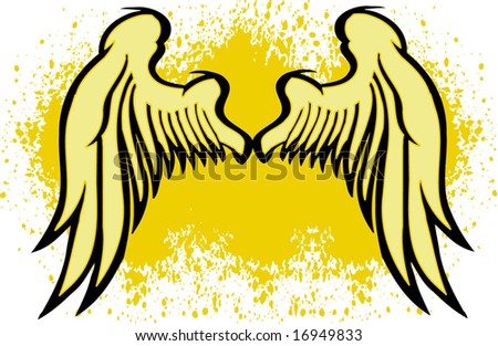 stock vector Angel Wings