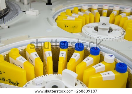 An automated analyzer is a medical laboratory instrument designed to measure different chemicals and other characteristics in a number of biological samples quickly, with minimal human assistance.