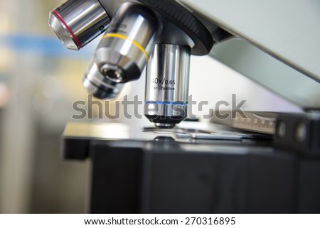 A microscope is an instrument used to see too small objects