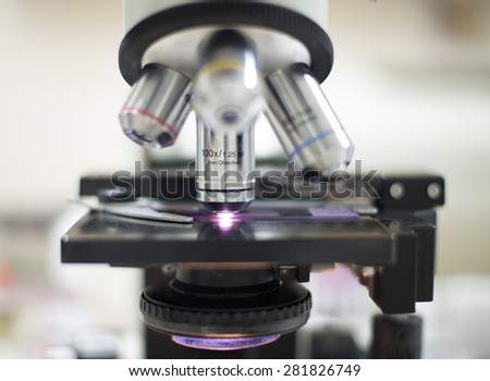 microscope is an instrument used to see too small objects.