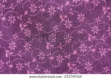 Purple Flower Fabric Pattern