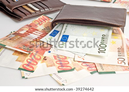 purse with money