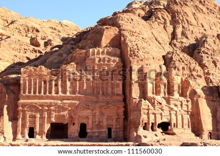 Ancient City of Petra Built in Jordan