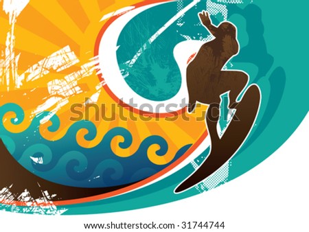 Retro Surf Poster