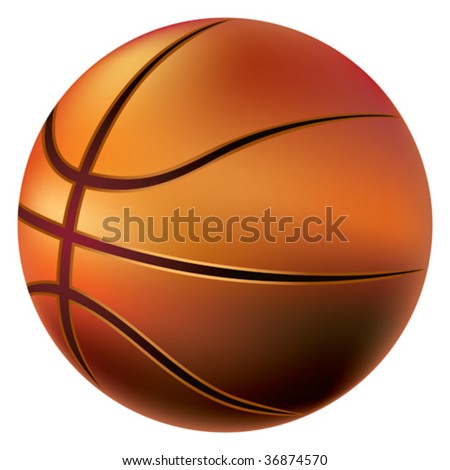 basketball ball wallpaper. asketball ball on white.