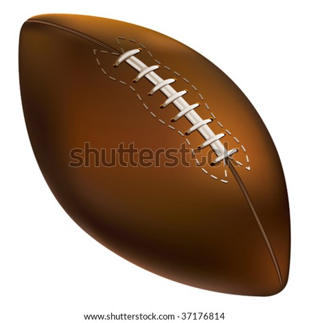 football ball. American football ball.