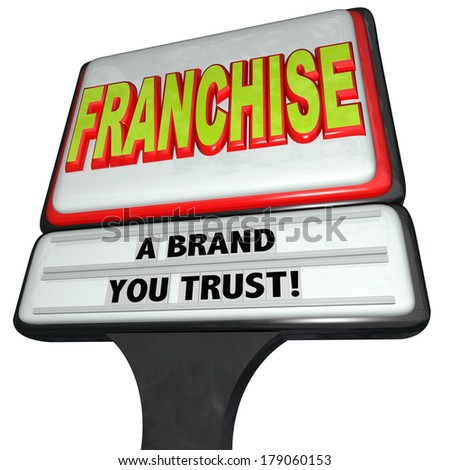 Franchise Chain Fast Food Restaurant Sign Licensed New Business