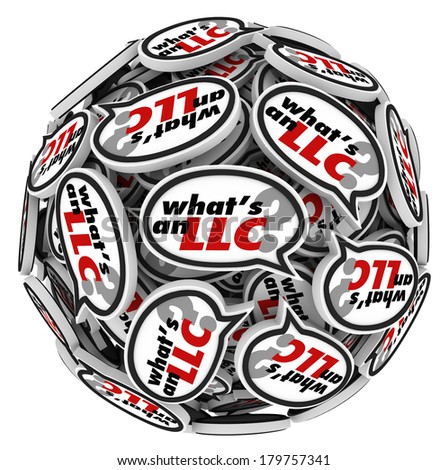 Whats an LLC Question Speech Bubble Sphere Business Advice