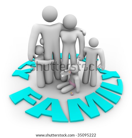 http://image.shutterstock.com/display_pic_with_logo/248635/248635,1250003165,3/stock-photo-a-family-mother-father-and-three-children-stand-in-a-ring-of-the-word-family-35095222.jpg