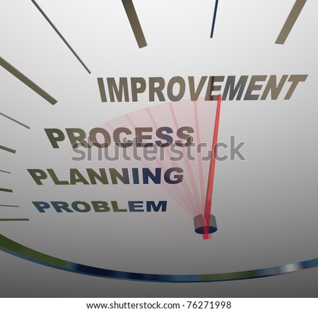 Auto Racing Business Chart Accounts on Stock Photo   A Speedometer With Needle Racing To Improvement  Past