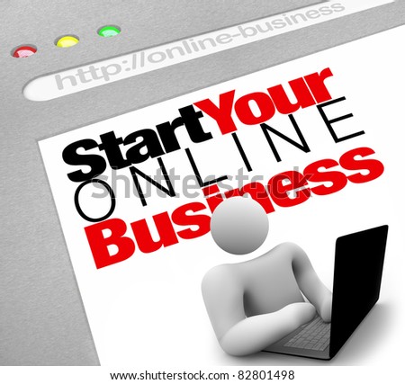 A website screen promises to instruct you on how to set up and launch your own web presence for your internet business in order to generate traffic and drive sales