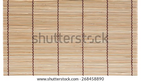 Bamboo mat background. The asian mat from bamboo