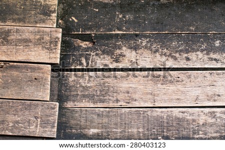 old panels wood background