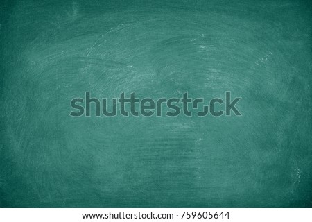Green Chalkboard. Chalk texture school board display for background. chalk traces erased with copy space for add text or graphic design. Education concepts