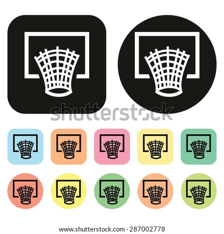 Basketball icon. Sport icon. Vector