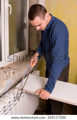 home repairs, replacement windows, window sill
