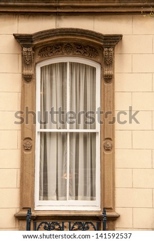 Window with Curtains