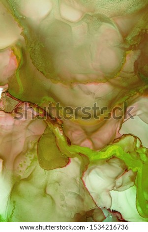 Part of original alcohol ink painting. Modern art. Abstract colorful background, wallpaper. Marble texture. Fluid Art for modern banners, ethereal graphic design.