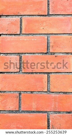Abstract square brick wall background