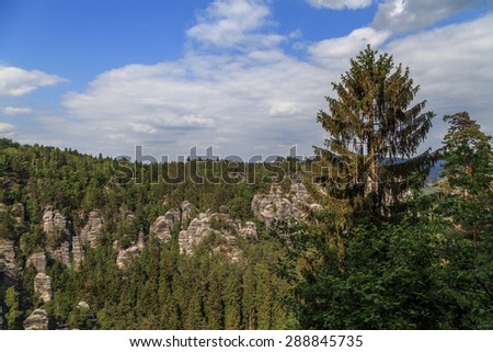 Saxon Switzerland, landscape