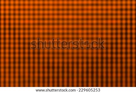 Abstract blur spot background in orange and black