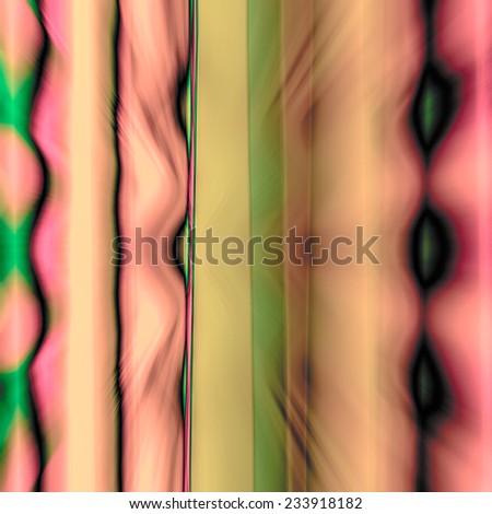 Abstract background  with a zoom effect with current in black,  yellow, orange, red, and green