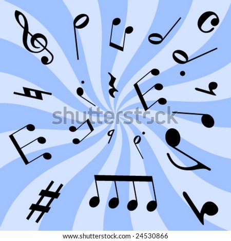 stock vector : musical symbols