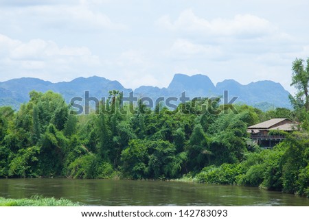 resort is adjacent rivers and forests. High mountains and dense forest.
