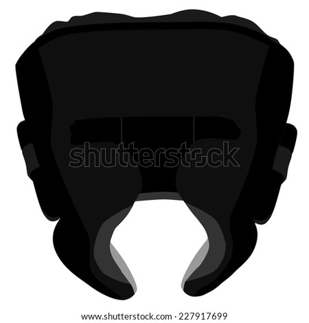 Boxing helmet, boxing helmet vector, black boxing helmet, boxing helmet isolated
