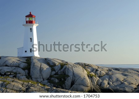 Peggy\'s Cove Lighthouse, Nova Scotia, Canada