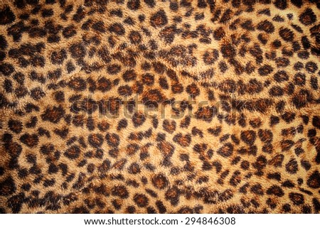 Hide of leopard pattern for background and texture